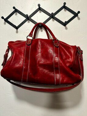Leather Duffle by I Medici Firenze Italy